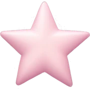 Pastel Pink star sticker