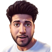 realistic portrait of male sticker