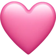 Pink heart  sticker