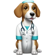 Nurse dog sticker