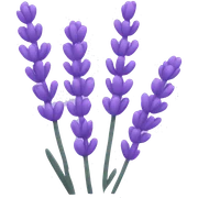 lavender sticker