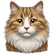 fluffy cat sticker