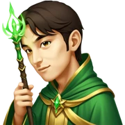 Verdant Wizard sticker
