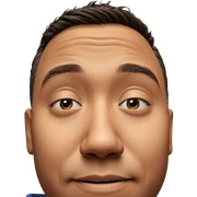 portrait of a young male sticker
