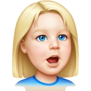 Blue eyes sticker
