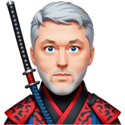 Daring Samurai sticker
