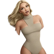 realistic portrait of blonde girl sticker