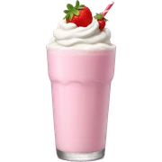 strawberry milkshake sticker