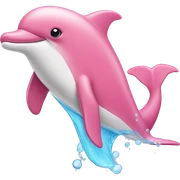 Pink Dolphin  sticker
