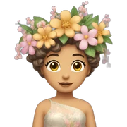 hada con vestido de flores sticker