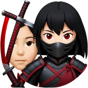 Shadow Samurai sticker