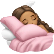 Ariana Grande sleeping sticker