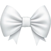 white bow sticker