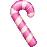 Pink candy cane  sticker