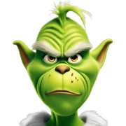 The grinch sticker