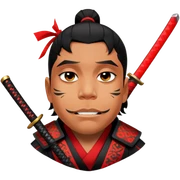 Daring Samurai sticker