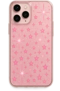 girly sparkling phone case, pink, cute sticker