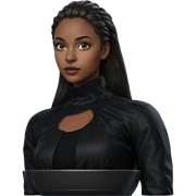 dark beauty in focus sticker