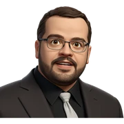 formal portrait of a man sticker