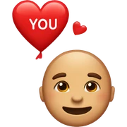 I love you sticker