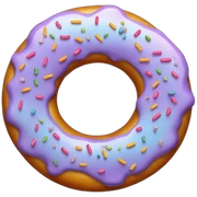 Donut sticker