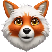 furry fox  sticker