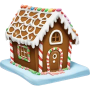Gingerbread house sticker