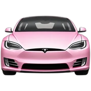 Chrom rosa tesla ca sticker