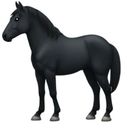 Horse shadow sticker