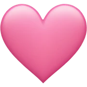 Pink heart  sticker