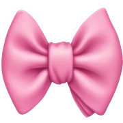pink bow tie sticker