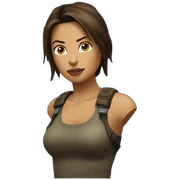 Lara Croft sticker