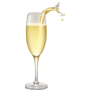 champagne sticker
