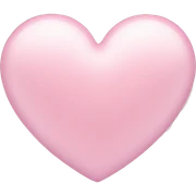 Pastel pink heart sticker