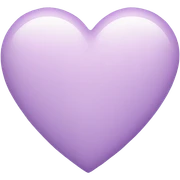 Pastel Purple Heart  sticker