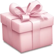 Light pink Christmas gifts under a white Christmas tree  sticker