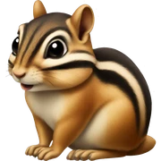 Sophisticated chipmunk sticker