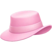 pastel pink hat sticker
