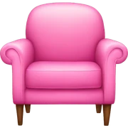 Pink chair sticker