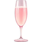 Pink champagne  sticker