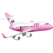 Hello kitty plane sticker