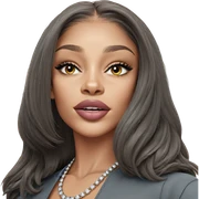 portrait of a girl with jewelry sticker