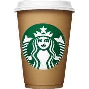 Starbucks coffee cup sticker