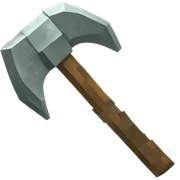 minecraft pickaxe sticker