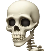 skeleton  sticker