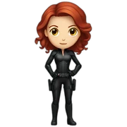 Black widow sticker