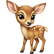 baby deer sticker