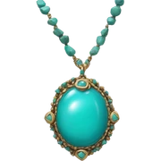 Turquoise necklace sticker