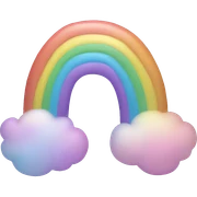 pastel rainbow sticker