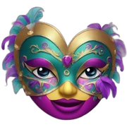 mascara de carnaval sticker
